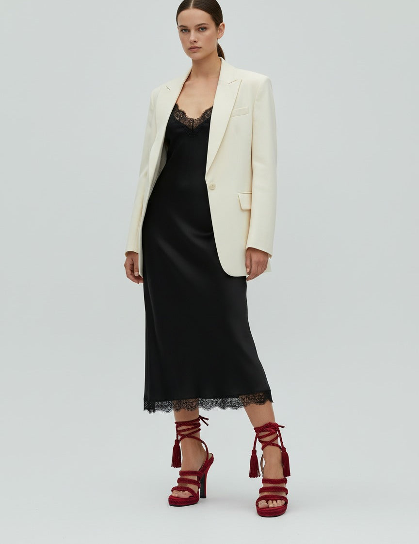 Dolce & Gabbana Passementerie Cord Sandale mit Absatz EU 36 Rot - Image 2