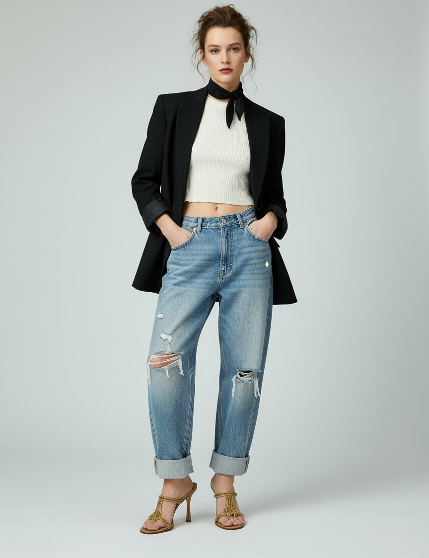 Jimmy Choo Gold Fringe Strappy Sandale mit Absatz EU 35.5 Beige - Image 2