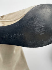 Moschino Shoes Cap Toe Wedge Stiefel EU 36 Beige