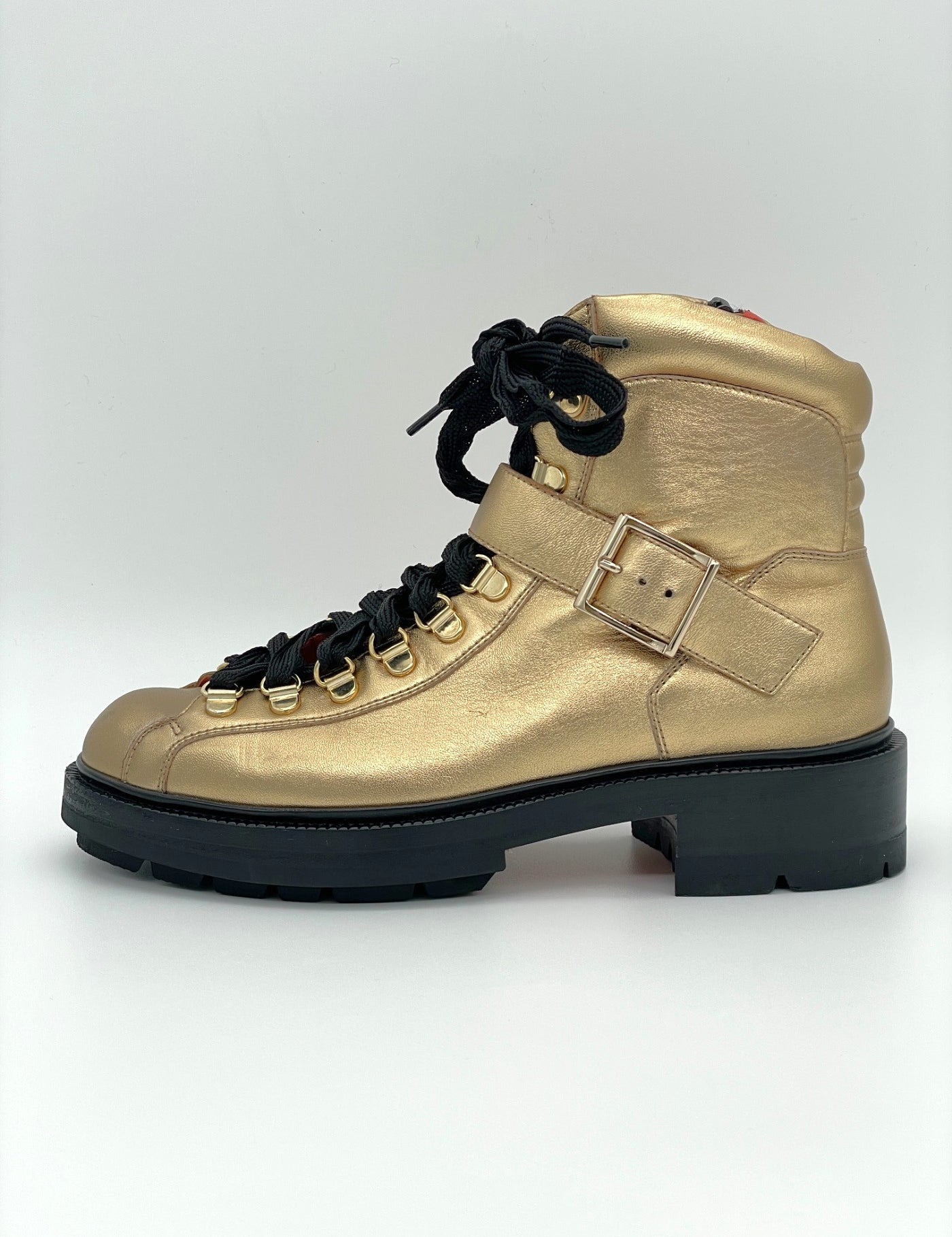 Santoni Mountain Ankle Boot EU 37 Metallic - Image 1