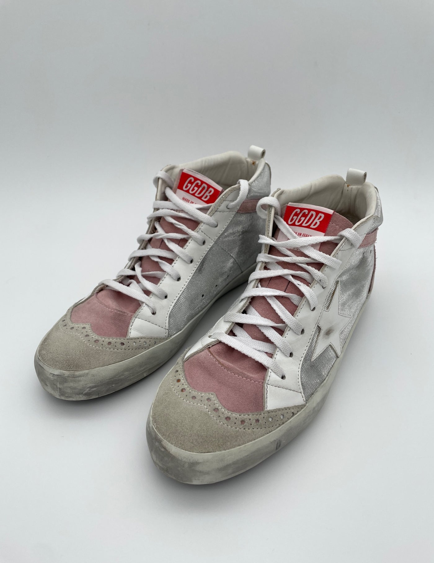 Golden Goose Mid Star Low Top Sneaker EU 40 Metallic