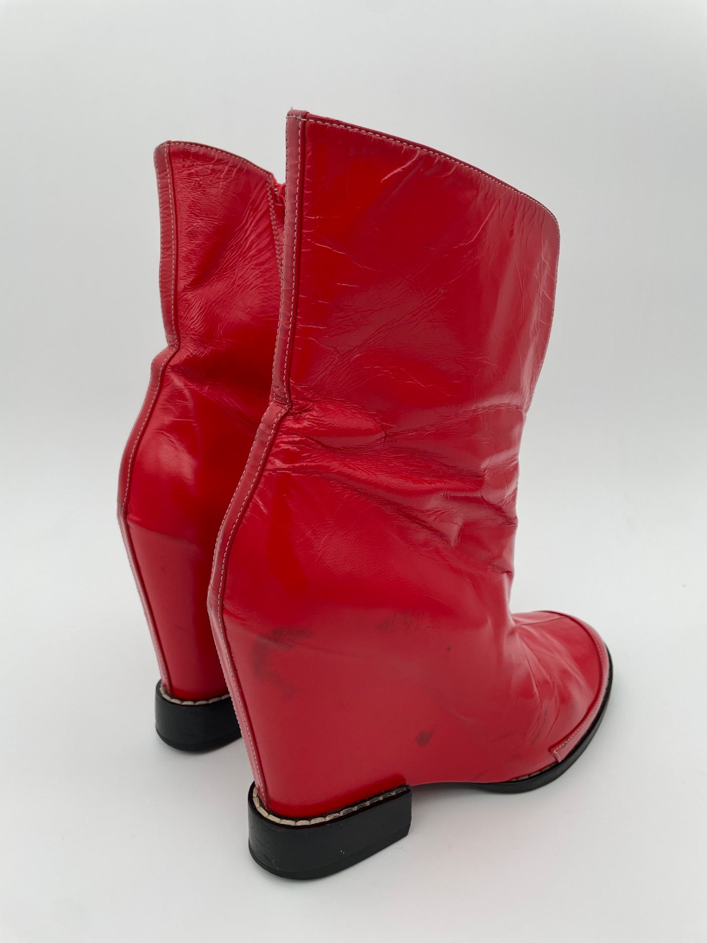 Chloé Wedge Ankle Boot EU 36.5 Rot