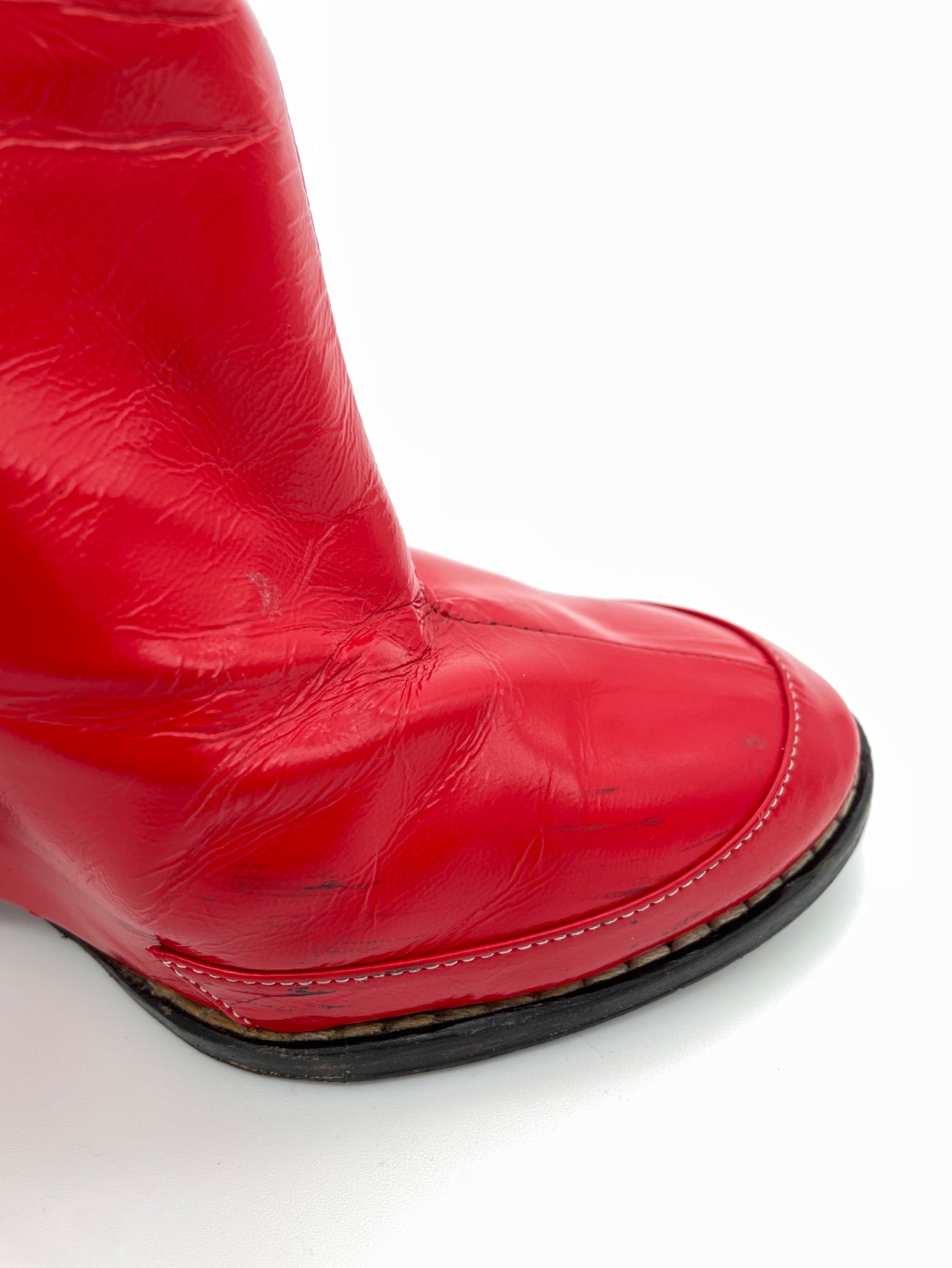 Chloé Wedge Ankle Boot EU 36.5 Rot