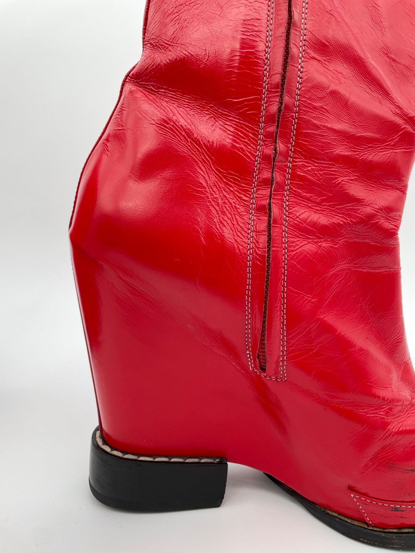 Chloé Wedge Ankle Boot EU 36.5 Rot