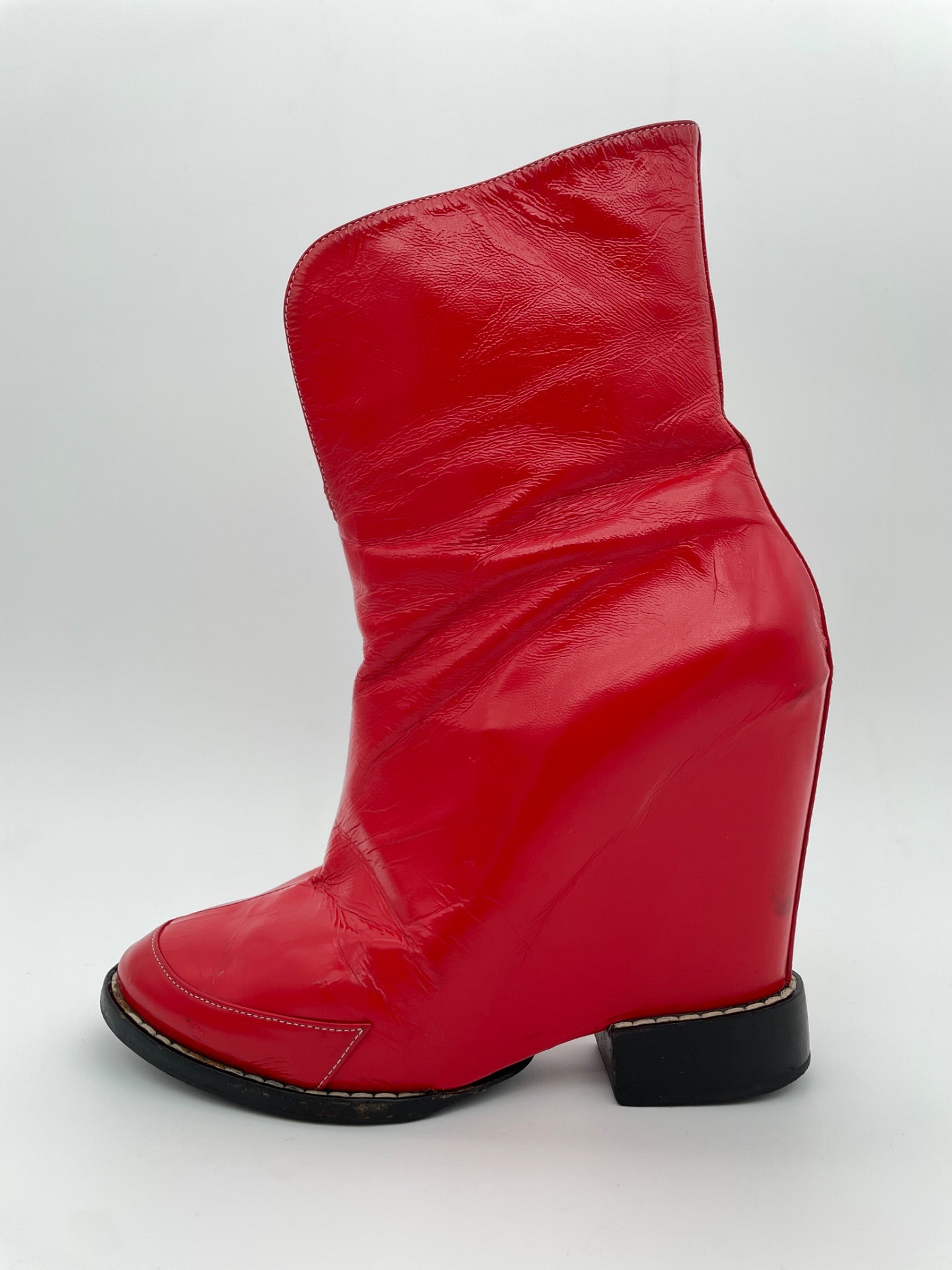 Chloé Wedge Ankle Boot EU 36.5 Rot